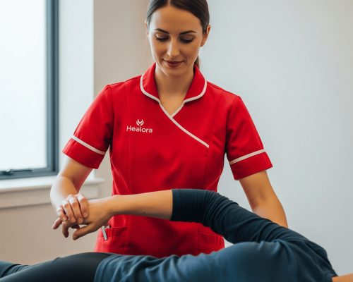 home care physiotherapy support provided to patient